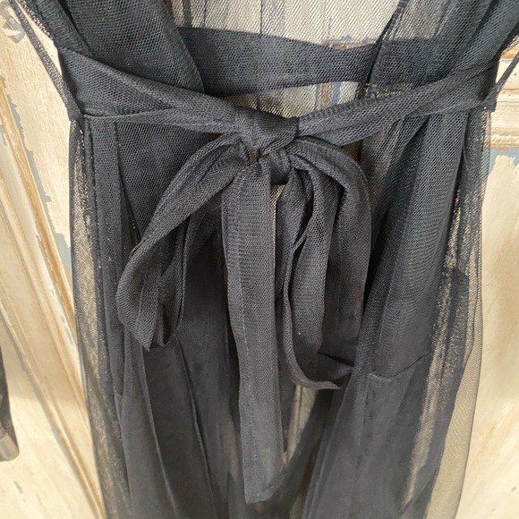 BCBG MAXAZRIA BLACK SHEER LONG COVER NWT - Picture 5 of 6